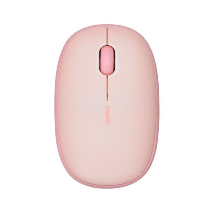 Ratón Rapoo M660 Silent Bluetooth Multi-Mode 1300 DPI Rosa silencioso