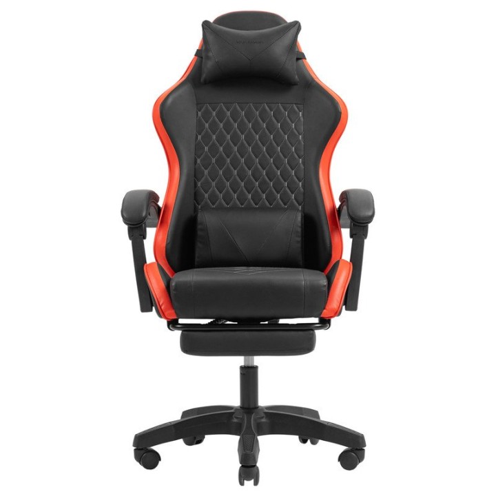 Silla Gaming Mars Gaming MGC-X Reclinable con Reposapiés Soporte Lumbar y Polipiel