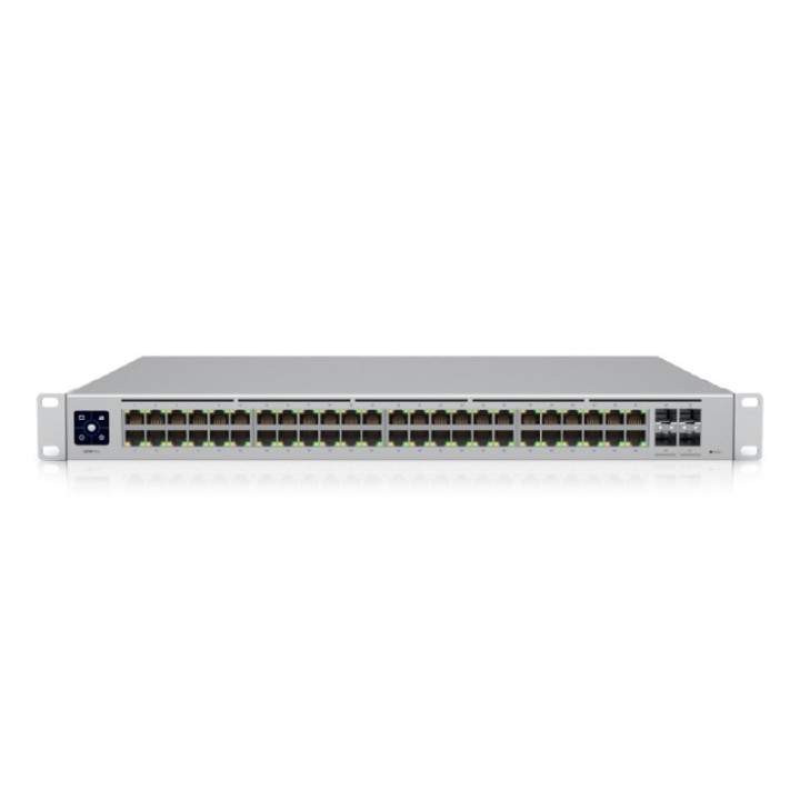 Switch Ubiquiti USW-PRO-48 48 Puertos Gigabit L2/L3 Pantalla Táctil 1U Rack RPS