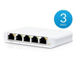 Switch Ubiquiti UniFi Flex Mini 3-pack 5xGigabit PoE Gestionado USB-C