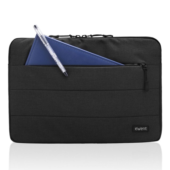 Bolso Ewent EW2521 City Sleeve 14.1″ Negro revestimiento interior suave y compartimento extra