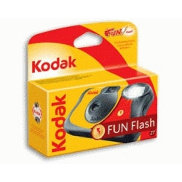 Cámara desechable Kodak FunSaver 39 exposiciones ISO 800 Flash 24 mm Compacta Ligera