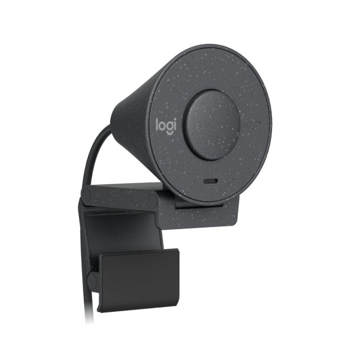 Cámara web Logitech Brio 305 Full HD 2MP USB-C Micrófono Obturador Privacy Grafito