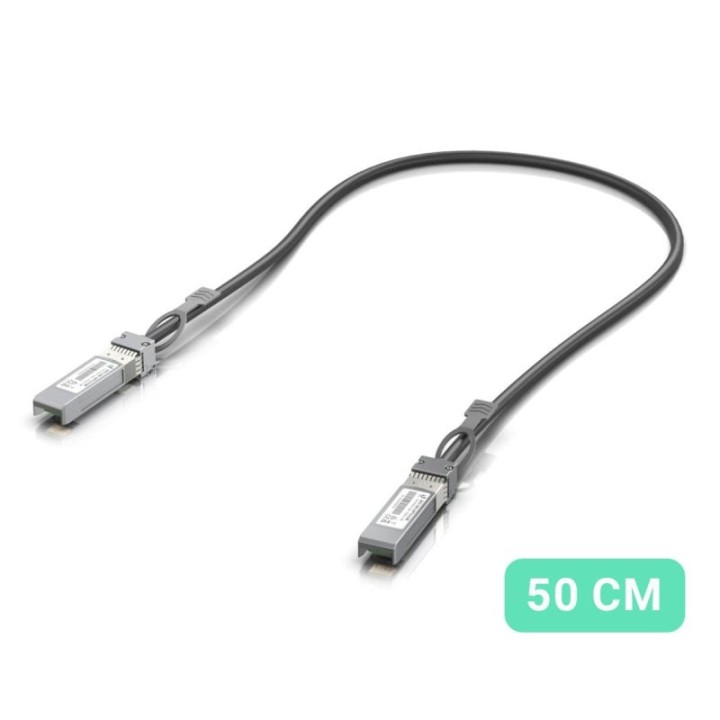 Cable Ubiquiti UACC-DAC-SFP10-0.5M 10Gbps 0,5m SFP+ Macho/Macho conexión directa