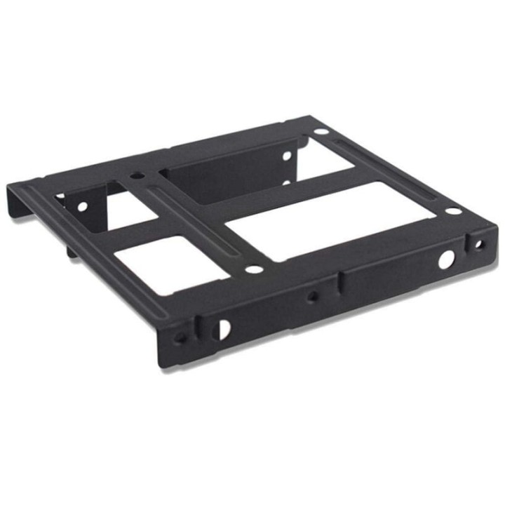 Soporte de montaje Ewent EW7006 para 2 HDD/SSD 2.5″ en Bahía 3.5″ Negro