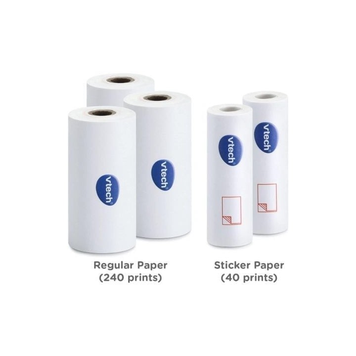 Recambio de Papel Térmico Vtech Print Cam 5 Rollos (3 Térmicos + 2 Adhesivos) 480 Hojas