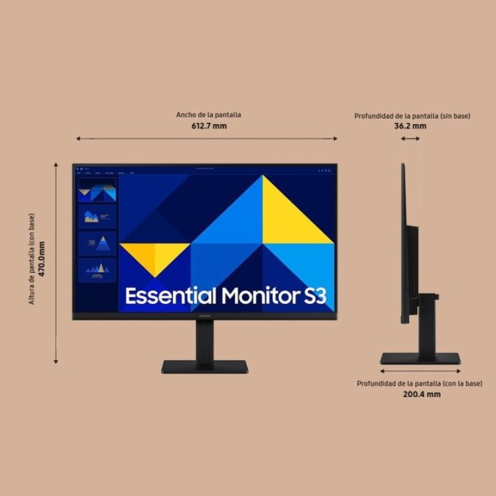 Samsung S27D304GAU 27" IPS FullHD 100Hz Ultra Delgado