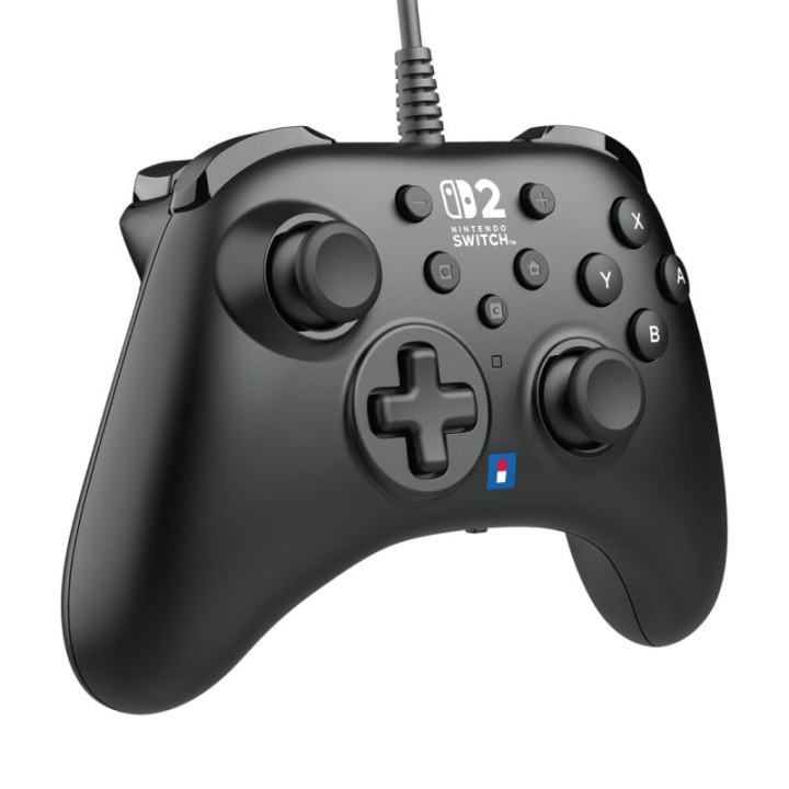 Gamepad Hori Nintendo Switch 2 USB Alámbrico Negro Botones Programables