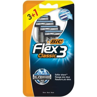 Bic Flex 3 Maquinilla Afeitar Desechable Pack 3+1