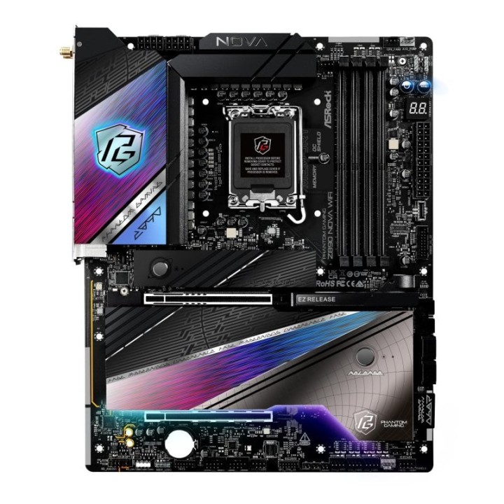 Placa Base Asrock Z890 LGA 1851 ATX Phantom Gaming Z890 Nova WiFi DDR5 RAID WiFi