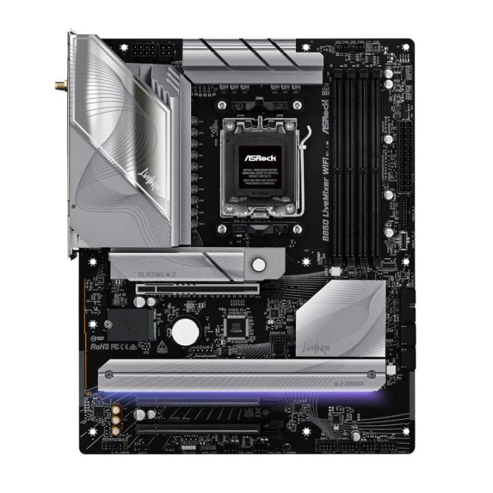 Placa Base Asrock B850 Socket AM5 ATX LiveMixer WiFi PCIe 5.0 DDR5 Audio Pro