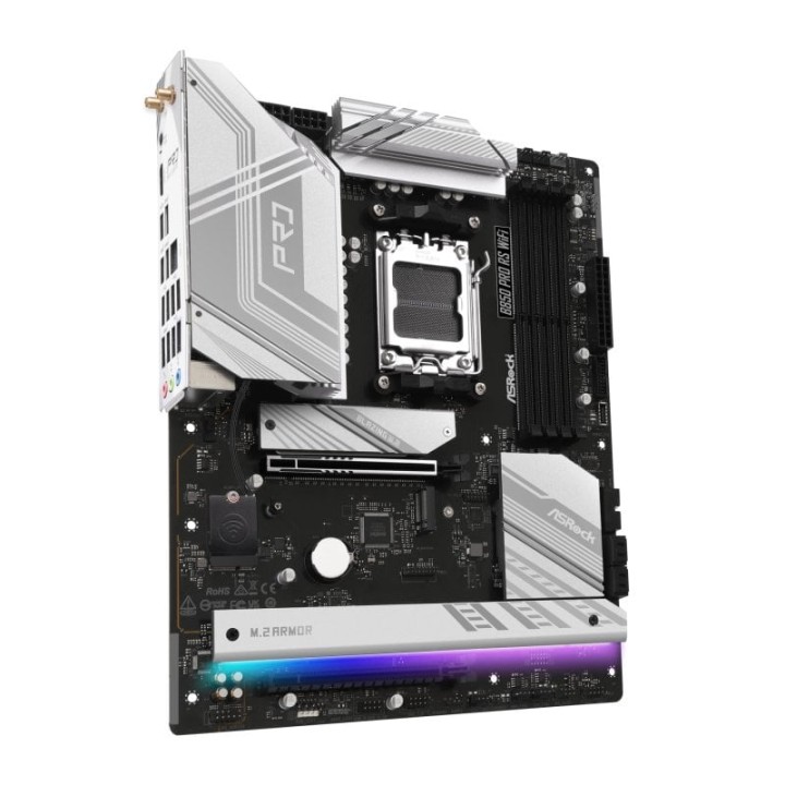 Placa Base Asrock B850 AM5 ATX B850 Pro RS WiFi 6E PCIe Gen4 Bluetooth