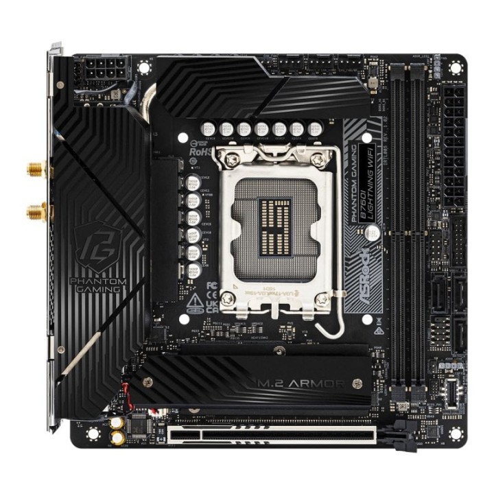Placa Base ASRock B760I LGA 1700 Mini ITX Phantom Gaming Lightning WiFi DDR5 PCIe
