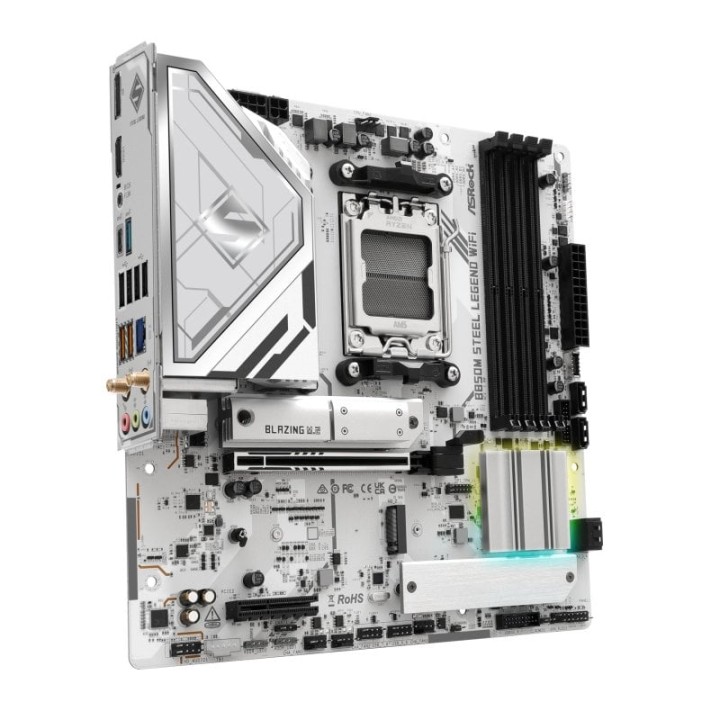 Placa Base Asrock B850M Steel Legend WiFi B850 AM5 Micro ATX Overclock DDR5 WiFi RAID