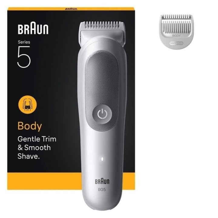Recortadora corporal Braun Series 5 100% resistente al agua SkinGuard batería 100min