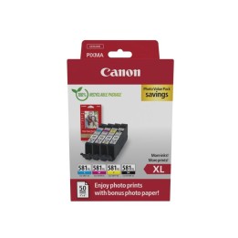 Cartucho de tinta Canon XL Pack Ahorro 4 colores 8,3ml para PIXMA Alto Rendimiento