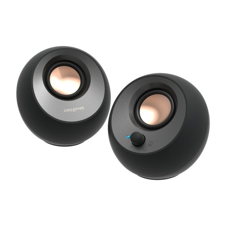 Altavoces Creative 2.0 Bluetooth USB-C 8W Wireless negros con entrada auxiliar
