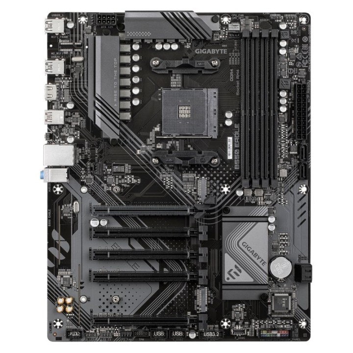 Placa Base Gigabyte B550 ATX AM4 B550 EAGLE DDR4 128GB PCIe 4.0 USB 3.2 RAID