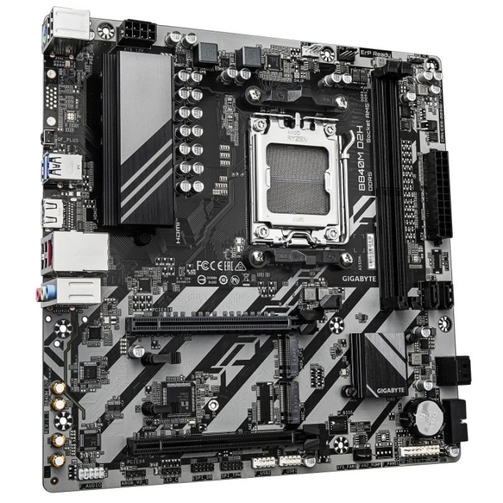 Placa Base Gigabyte B840 AM5 micro ATX 128GB DDR5 PCIe 4.0 2.5GbE Realtek ALC897