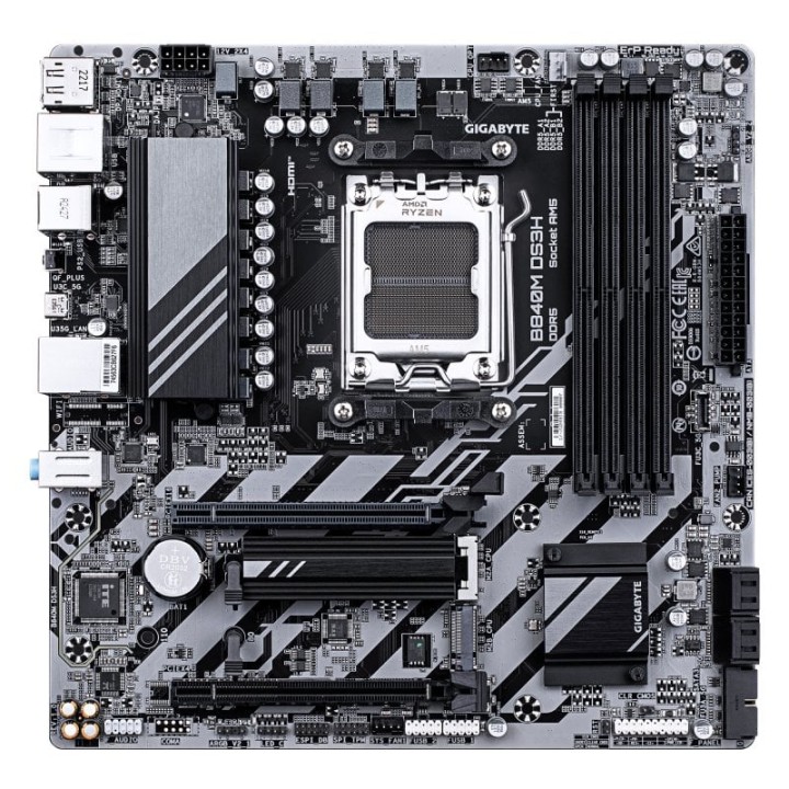 Placa Base GIGABYTE B840 AM5 micro ATX DDR5 M.2 2.5GbE HDMI DisplayPort RAID