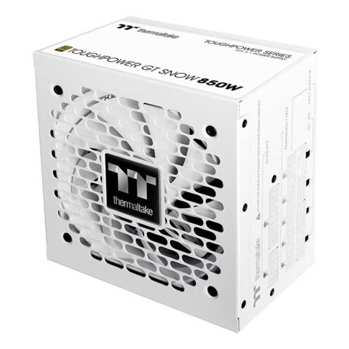 Fuente de Alimentación Thermaltake 850W 80 PLUS Gold ATX 3.1 Totalmente Modular Blanca