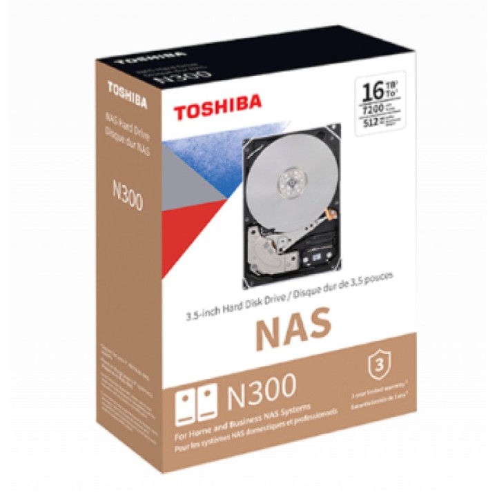 Toshiba N300 10TB HDD 7200rpm SATA III NAS 6Gbit/s + Dynamic Cache
