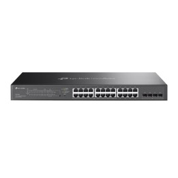 Switch TP-Link 24 Puertos Gigabit L2+ 4 SFP PoE+ 150W Gestionado Sin Ventilador