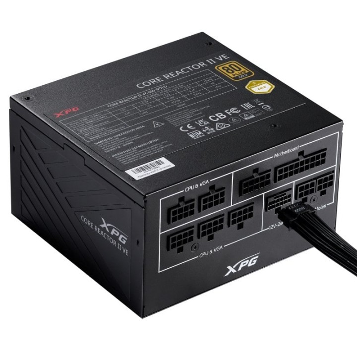 Fuente de Alimentación XPG 650W 80 PLUS Gold COREREACTOR II VE Modular ATX 3.1