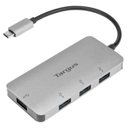 Hub TARGUS USB-C a 4x USB-A Plata (ACH226EU)