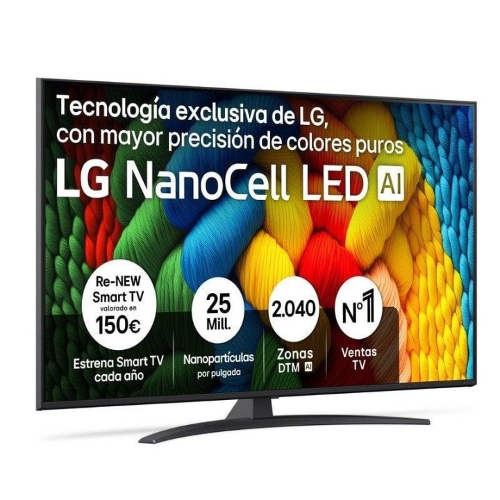 LG NanoCell AI 55NANO81A6A 55″ 4K NanoCell Smart TV webOS Direct-LED HDR