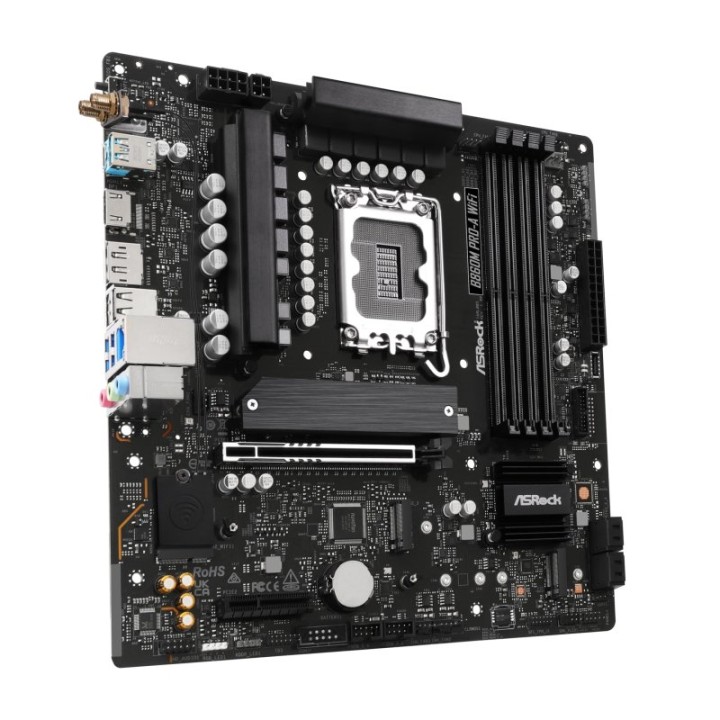 Placa Base Asrock B860 Micro ATX LGA 1851 B860M Pro-A WiFi DDR5 PCIe Ethernet HD