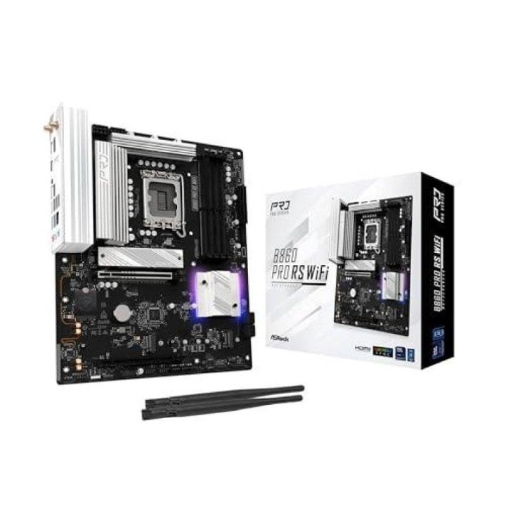Placa Base ASRock B860 LGA 1851 ATX Pro Race Sport WiFi DDR5 PCIe 3.0 Multi-GPU