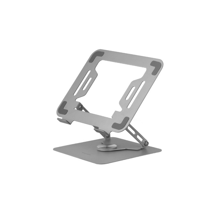 Soporte Mars Gaming 17" Girat/Plegable Plata (MARSNW)