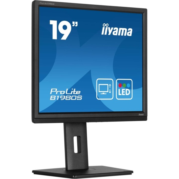 Monitor iiyama ProLite B1980S-B1 19" TN SXGA 75Hz Altura Ajustable Altavoces