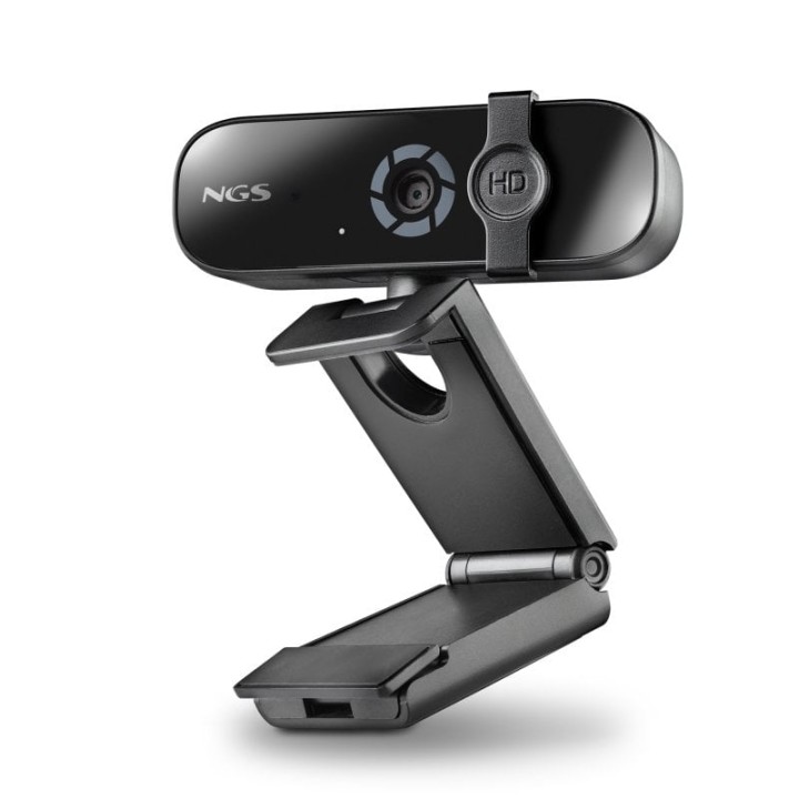 Cámara web NGS HDX-2K 2K 2560x1440/5Mpx/Micrófono multidireccional/Filtro privacidad/Base ajustable