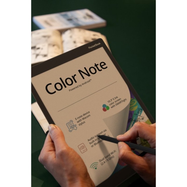 Libro Electrónico PocketBook 10.3″ Color E Ink Kaleido 32GB WiFi Bluetooth Altavoces TTS