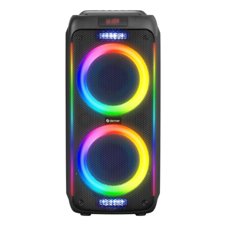 Altavoces Denver Bluetooth inalámbricos 100W con USB, microSD y micrófono integrado