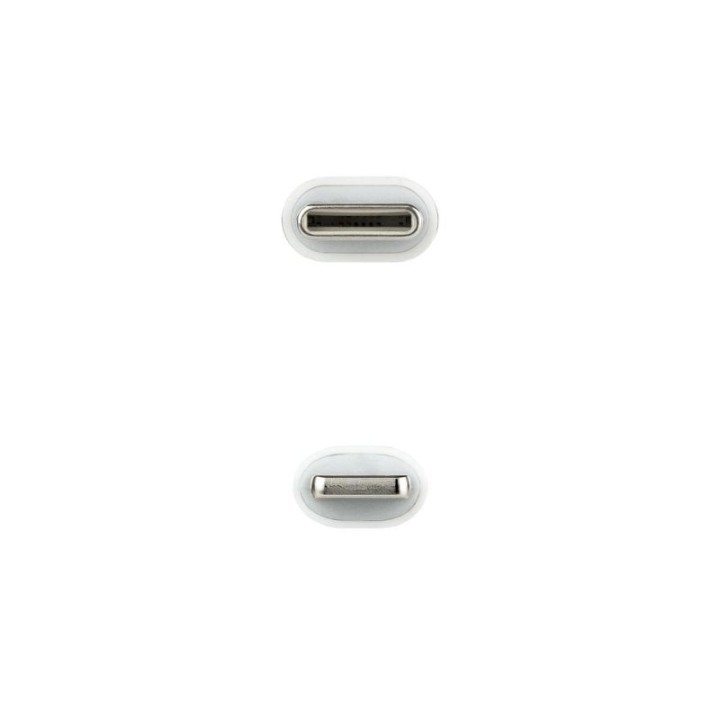 Cable Lightning Nanocable 10.10.0600 50cm USB-C Blanco RoHS Compatible Apple