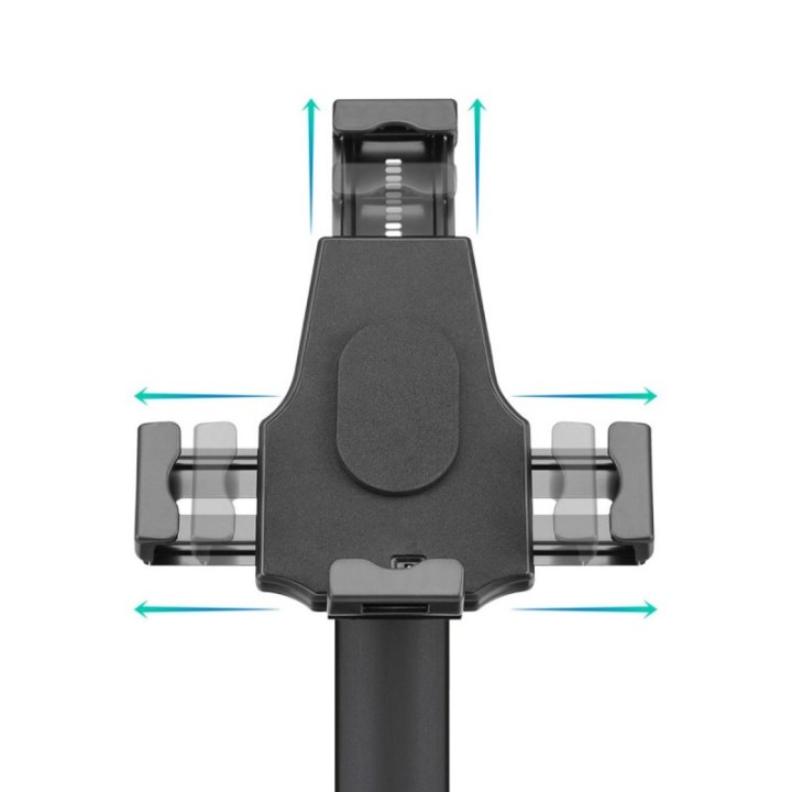 Soporte Tablet TooQ TQTDS0811 Antirrobo Aluminio Negro 7.9"-10.5" Base Ajustable