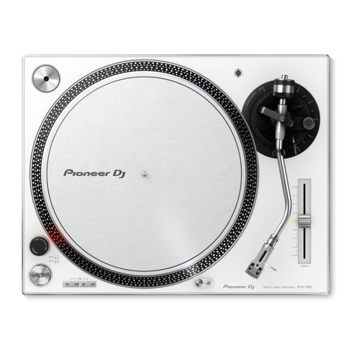 Pioneer DJ PLX 500 Plato DJ Tracción Directa Blanco