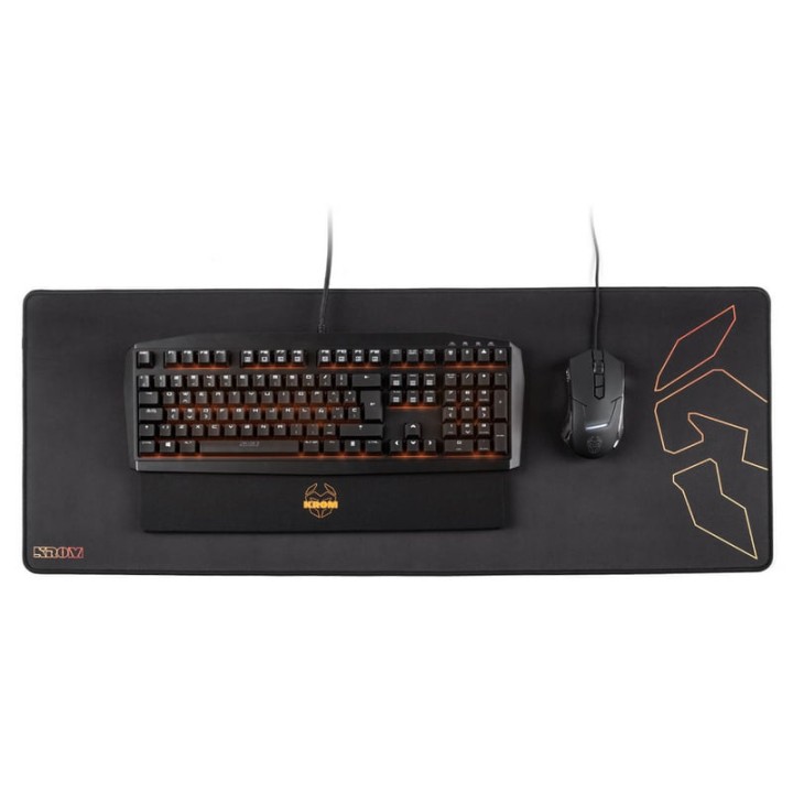 Krom Knout XL Alfombrilla Gaming Negra