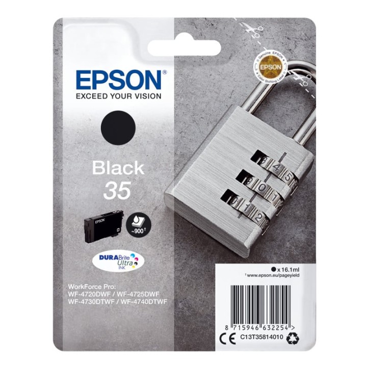 Epson 35 Negro Workforce Pro WF-4740DTWF/WF-4720DWF/WF-4725DWF