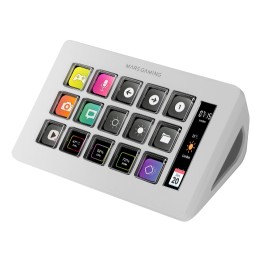 Control Deck Mars Gaming LCD 15 Teclas Blanco (MSDONEW)