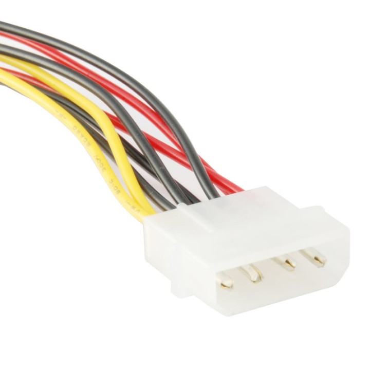 Equip Cable Duplicador Molex 4 Pin a 2x 4 Pin Macho/Hembra