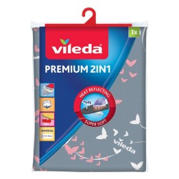 Vileda Premium 2in1 Funda de Planchar 3 Capas Metalizada