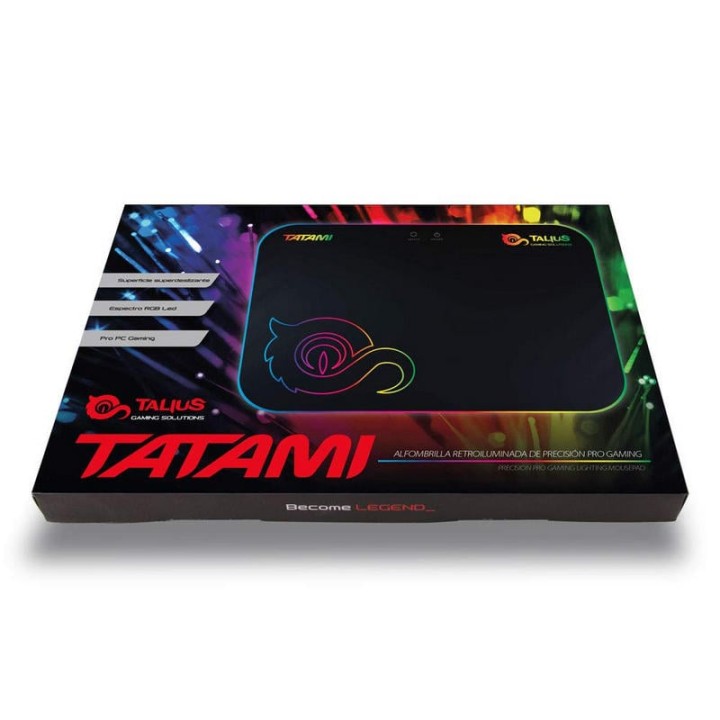 Talius Tatami Alfombrilla Gaming Retroiluminada RGB
