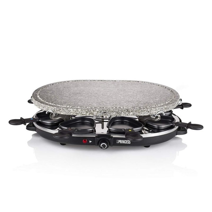 Princess 162720 Oval Stone Grill & Raclette Party Raclette de Piedra 1200W