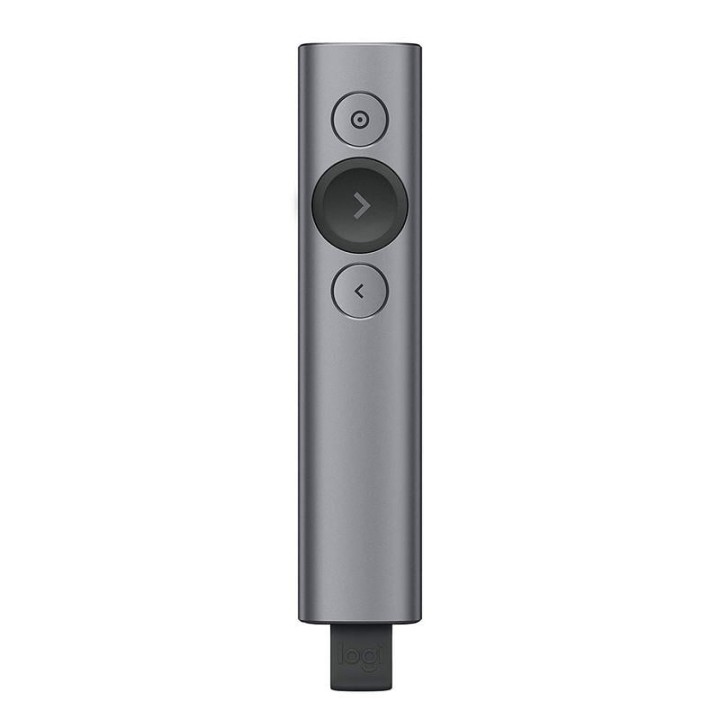 Logitech Spotlight Mando para Presentaciones Inalámbrico Gris