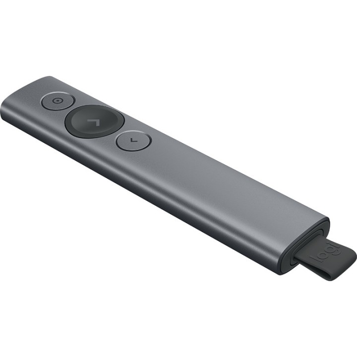 Logitech Spotlight Mando para Presentaciones Inalámbrico Gris