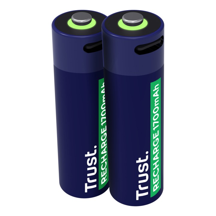 Pilas Trust Recargables AA 2 Unidades (25584)